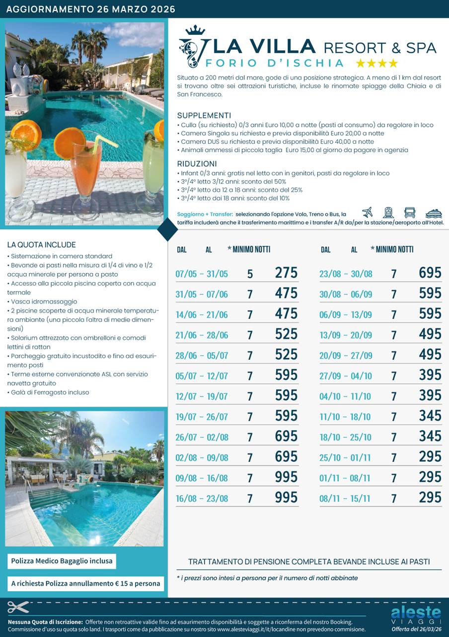 20260326 la villa resort